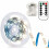 3m battery-operated LED strip light with remote control, waterproof LED strip light, 8 modes, dimmable (cool white) 1