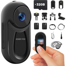 Sports Camera - AIMIUVEI - 120 Action Camera - 32GB/1080P HD/Night Vision/Multifunctional Motorcycle Helmet Camera Accessories