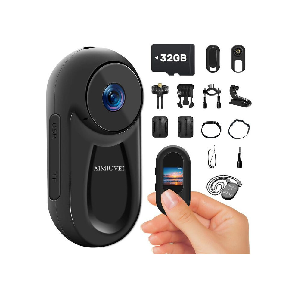 Sports Camera - Aimiuvei - 120 Action Camera - 32Gb/1080P Hd/Night Vision/Multifunctional Motorcycle Helmet Camera Accessories 308128286093