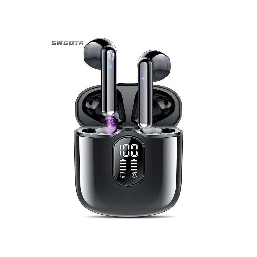 Swgota Wireless Bluetooth 5.3 Earbuds With Hifi Stereo Mic, 40H Playtime, Led Display, Ipx7 Waterproof, Touch Control 308128286109
