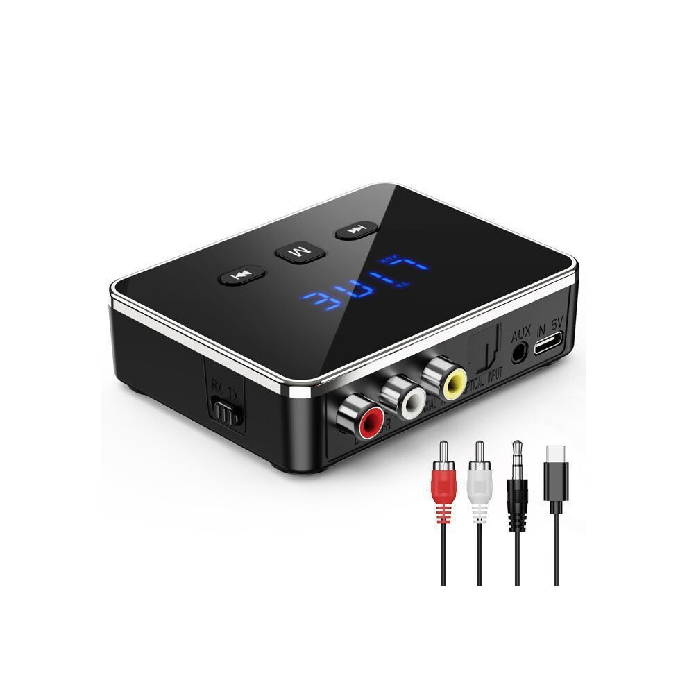 Oria Bluetooth Audio Adapter - 2-In-1 (Transmitter/Receiver) - Bluetooth 5.4 - 10M Range - 200Mah Battery 3229063428676