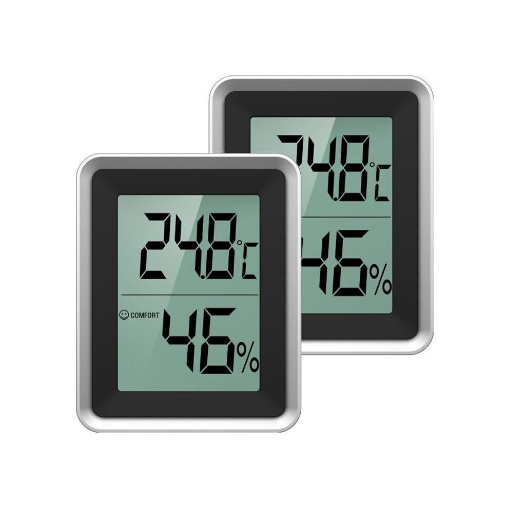Digital Thermometer Hygrometer [2-Pack], Indoor Thermometer Humidity Monitor, Mini Weather Station 3229063428805