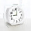 Alarm Clock - White - 3D Digital - Silent - Night Light - Snooze 1