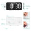 Digitale wekker - LED - Spiegel - Snooze - Instelbare helderheid - USB-opladen 2