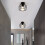 Vintage Ceiling Light, Semi-Flush Mount Black Ceiling Light, Metal Cage Ceiling Shade with E27 Socket 4