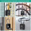 Key Box with Combination Lock, Secure Storage for Select Access Keys, Combination Key Safe - Black 2