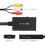 Μετατροπέας RCA σε HDMI με καλώδια HDMI, προσαρμογέας AV σε HDMI, μετατροπέας βίντεο και ή 3
