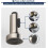 Press Down Pro Kitchen Sink Mixer Tap Pull-Out Spray Head with 2 Functions and Jets, Universal Kitchen Mixer Tap Pull-Out Spray Head 5