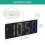 Digital Alarm Clock, LED Alarm Clock with Snooze Function, Adjustable Brightness, with Workday Mode (White + Color Font) 3