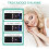 Digital Alarm Clock, LED Alarm Clock with Snooze Function, Adjustable Brightness, with Workday Mode (White + Color Font) 4