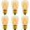 Λαμπτήρας LED S14 Vintage E27, 1W Amber Edison ανταλλακτικός για πυρακτώσεις 10W, χωρίς ρύθμιση φ 1