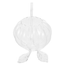 Vampire Wine Sippy Cup: Halloween Sippy Cup with Built-In Straw for Juice Cocktail Pumpkin Shape - Party Glassware for Halloween Bar - Wine Accessorie