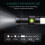 Super Bright High Lumen LED Flashlight, Powerful Mini Flashlight, COB Light, Adjustable Focus 2