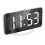 Réveil Numérique - LED - Miroir - Snooze - Luminosité réglable - Charge USB 1