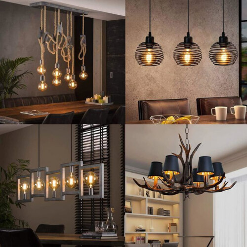Ampoule E27 Vintage Dimmable 4W G80,Ampoule Vintage E27 Blanc Chaud 2700K - 4 paquets 1