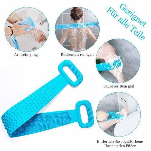 70cm Back and Body Brush, Silicone Back Massage Brush 2