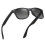 Polarized sunglasses with UV400 protection, rectangular, retro, black, unisex, classic, ultralight 4