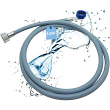 Wasserzulaufschlauch für Waschmaschine/Geschirrspüler 2964, 3,0 m Länge, 3/4"-Winkel-/Geradanschluss mit Dichtung