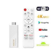AIMIUVEI Android TV Streaming Box – 4K UHD – HDMI-Stick – Integrierter Google Assistant – Dolby Atmos