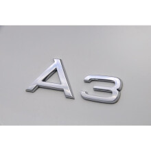Χρωμιωμένο Audi A3 πορτμπαγκάζ λογότυπο έμβλημα αυτοκινήτου σήμα