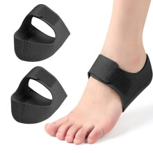 Set mit 2 Fersenpolstern aus Silikongel zur Linderung von Schmerzen, Druck und Plantarfasziitis