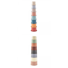 2 Set Toddler Kids Educational Building Blocks Stacking Cups Bath Toy