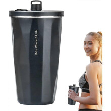 Stainless Steel Cup with Straw and Lid 600ml Travel Mug with Straw Leak Proof Vacuum Insulated Water Bottle Water Bottle Thermoses Car Sippy Cup for H