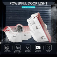 2 phíosa lampa scáth teilgeoir lógó doras gluaisteáin faoi stiúir le haghaidh Mercedes-Benz W166 W212 W213 W176 W177 V177 W246 W247 W20