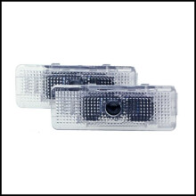 2 phíosa le haghaidh Solas Fáilte BMW - Soilse Doras LED Gluaisteáin - le haghaidh Lampa Teilgean Léasair BMW E39 E53 X5 Z8 E5