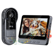 Wireless Video Doorbell - AIMIUVEI - 1080P - 4.3" IPS Screen - 170 Wide Angle View - IP65