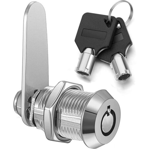 Lock, cylinder lock, security bolt for mailbox cylinder with identical keys (30mm)