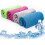 Conjunto de 4 toalhas refrescantes de microfibra, ideais para esportes e para o pescoço. 1