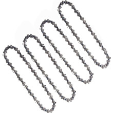 4 Pieces 6 Inch 1/4 Inch Chainsaw Chains Compatible with 6 Inch Cordless Mini Electric Chainsaws