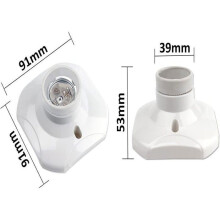 E27 schroeffitting voor plafondlamp, AC 220-240V, LED-lampfitting, E27-fitting, set van 4