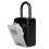 Secure Key Box, Waterproof Outdoor Storage Box with Alloy Lock, 4-Digit Combination Code - Gray 1