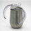 Double-Layer Natural Color 304 Stainless Steel Baby Sippy Cup with Handle 5