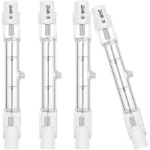 Lampadina alogena Eco R7S 78mm 120W 230V 1600lm bianco caldo 2700K tipo T3 J (confezione da 4)