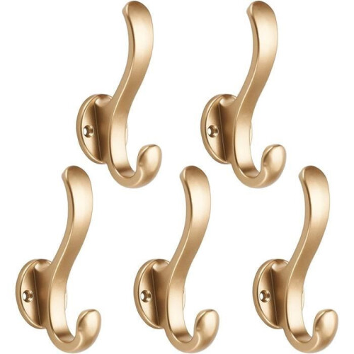 Wall-Mounted Coat Hook, Towel Rack, Bathroom Hook, 5 Pack