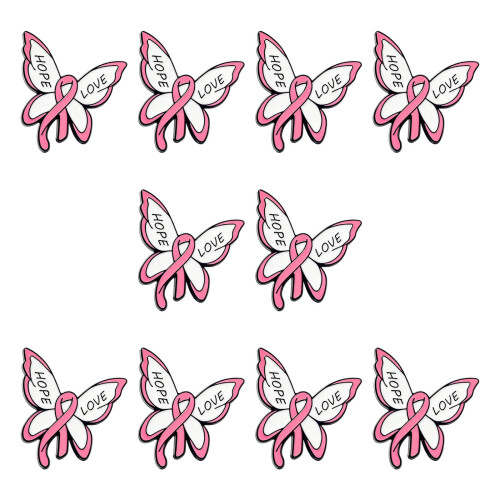 Stilvolle rosa Bandbrosche mit Schmetterlingsdesign, perfekt-10