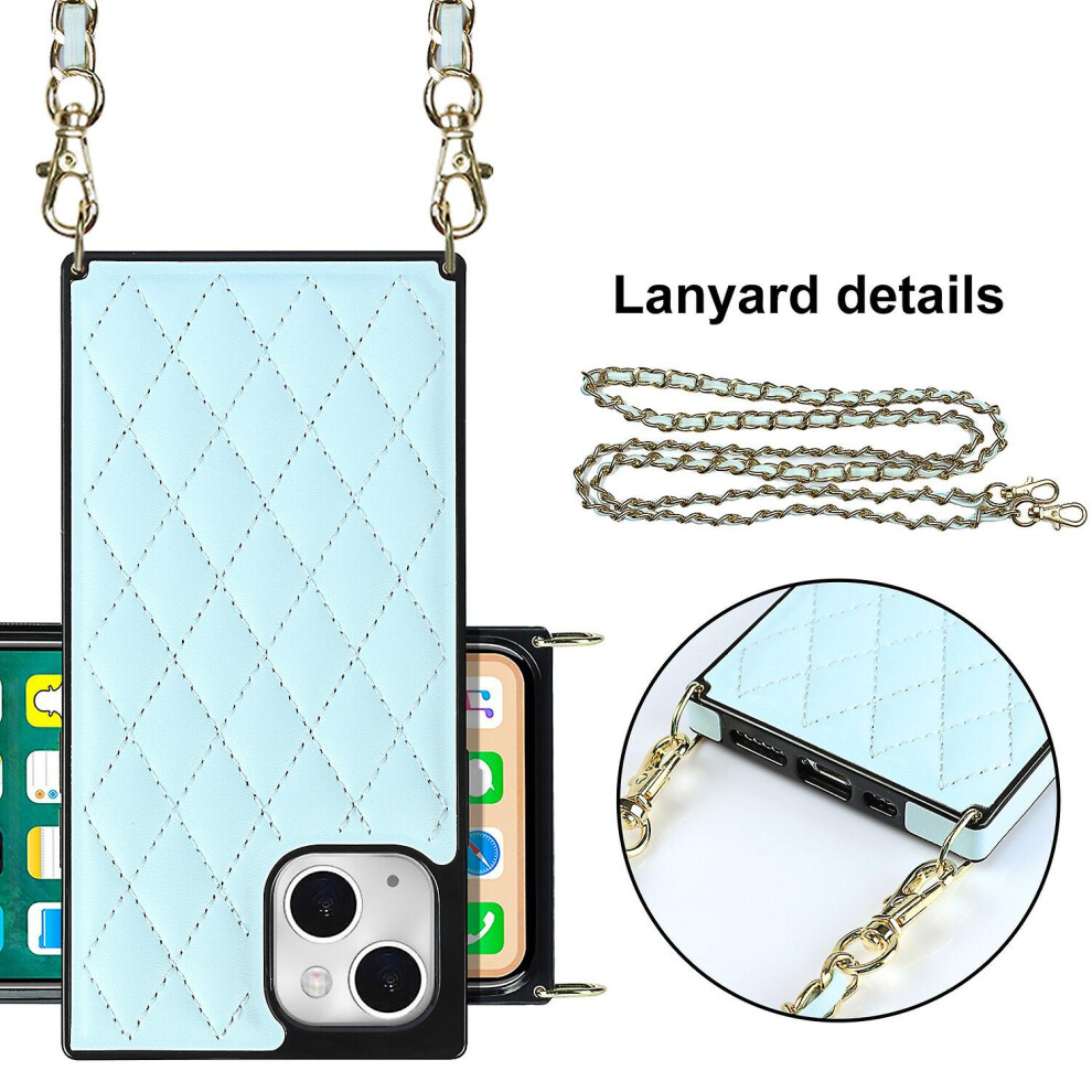 Cross Body Lanyard Cover Compatible Iphone 13 Case: Blue 3403292163465