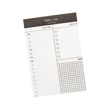 5Pcs Tearable Notepads 85x125mm Business Memo Pad- checklist