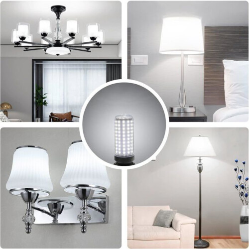 Λαμπτήρας LED E27 χρώματος καλαμποκιού 30W, AC175-265V, Ψυχρό λευκό 6000K 2500LM, Χωρίς ρύθμιση 1
