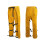 Double Layer Leather Welding Overalls Flame Resistant &-Yellow 1