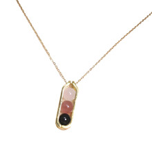 Lovely Oval Crystal Pendant Necklace Gift Ideal For Party Or