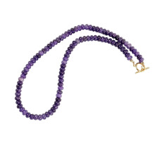 Fashionable Multiple Tone Crystals Bead Necklace for Her-L2115