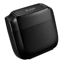 Garbage Bin Leakproof Clip On Door Space Saving Organizer-Black