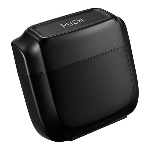 Garbage Bin Leakproof Clip On Door Space Saving Organizer-Black