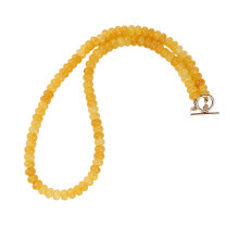 Unique Handmade Natural Crystals Bead Necklace Fashion-L2113