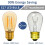 Λαμπτήρας LED S14 Vintage E27, 1W Amber Edison ανταλλακτικός για πυρακτώσεις 10W, χωρίς ρύθμιση φ 5