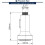 Press Down Pro Kitchen Sink Mixer Tap Pull-Out Spray Head with 2 Functions and Jets, Universal Kitchen Mixer Tap Pull-Out Spray Head 2